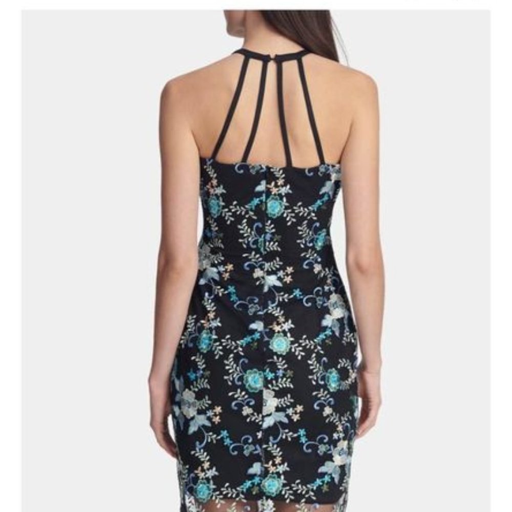 Size 8 10 Embroidered halter neck Guess dress/Size 10 NWTags Size 8 New NO Tags